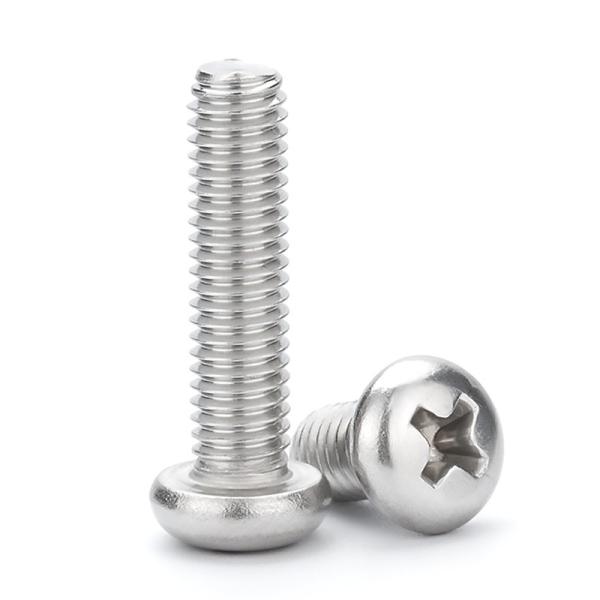 ANSI Nickel Plated Machine Screws Din 7985 M4  White Zinc Plating