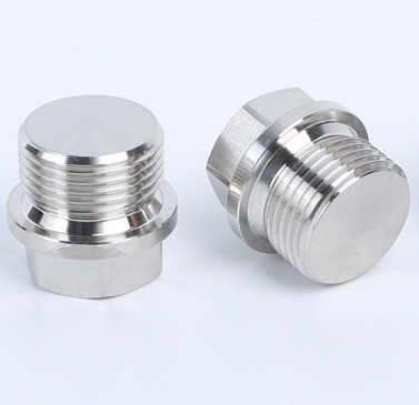 Stainless Steel Oil Drain Laryngeal Plug NPT Hex Socket Magnetic Allen Head Pipe Plug with Anodized Finish and ZINC Coating