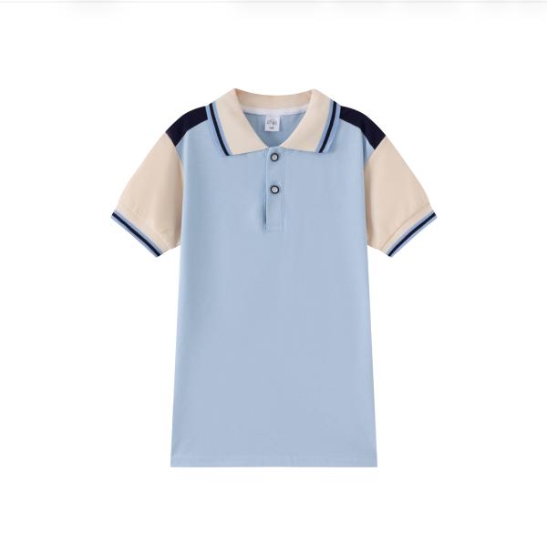 Custom Kids Short Sleeve School Uniform Polo Shirt OEM ODM Manufacturer