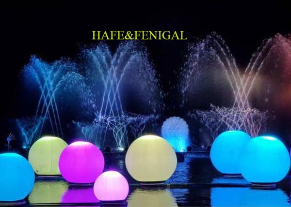 1.5M Boule gonflable LED Ballon lumineux flottant sur l'eau Pour la fête de la piscine
