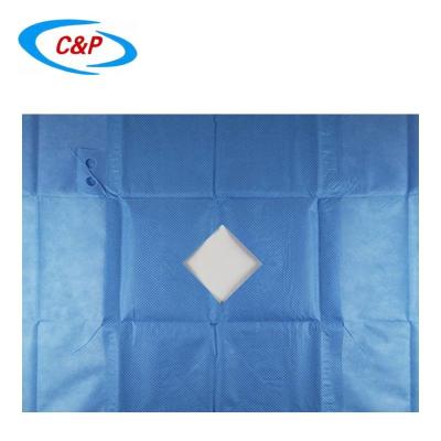 Sterile Struma Thyroid Disposable Surgical Drape Cloth Blue OEM For Hospital