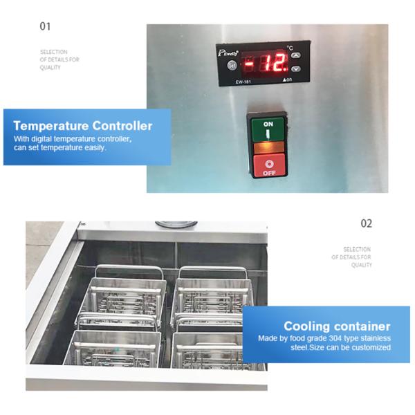 High Productivity Stainless Steel Popsicle Machine for Food Shop Customized Popsicle Machine