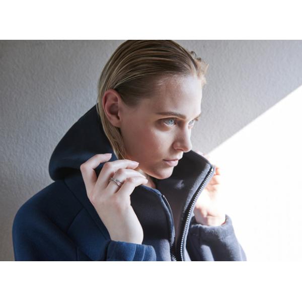 Золото 18k женщин с кольцом креста кольца с бриллиантом 0.39ct формирует круглый гениальный отрезок