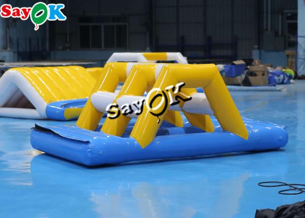 ponte inflável pequena do arco do esporte do curso de obstáculo dos brinquedos da água 3x2x1mH