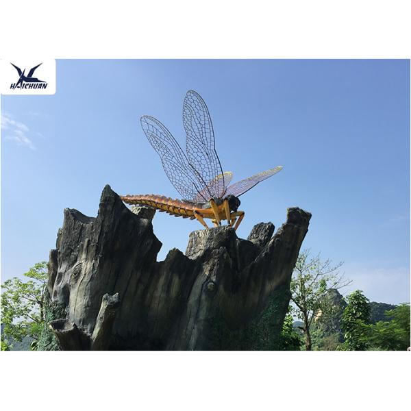 Large Simulated Large Garden Ornaments , Handmade Insect Park Outdoor Garden Statues