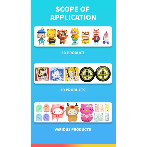 24 Color Soft PVC Dripping Machine for Multi-Color Keychains with Compact Design