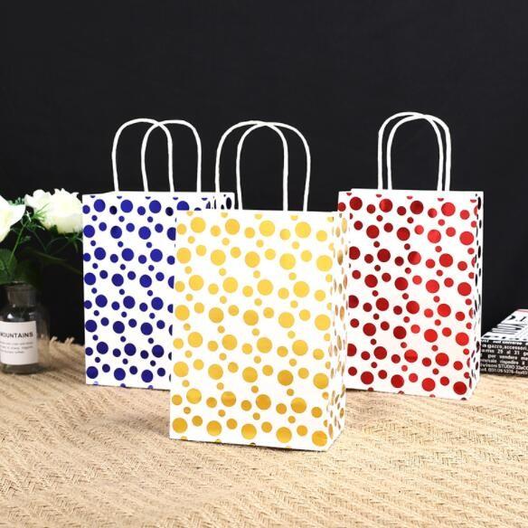 ISO Bronzing Pattern Cardboard Gift Bags