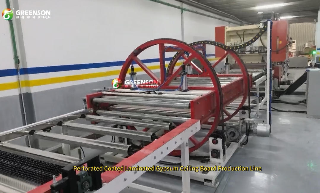Drywall Automatic Spray Coating Line Continuous Gypsum Board Surface Spray Coating Machine