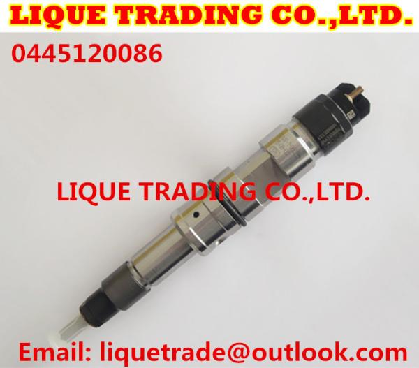 BOSCH Common Rail Injector 0445120086,0445120265 for WEICHAI WP12 612630090001