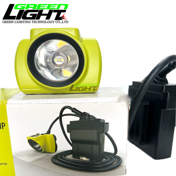 Rechargeable LED Mining Lamps with OLED Display 25000lux Brightness and RFID Tagging Capability for Mining Illumination