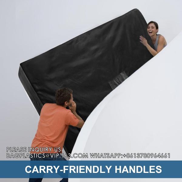 Mattress Bag Twin Extra Long, Mattress Bags For Moving XL, Waterproof Mattress Storage Bag Handles For Easy Movin