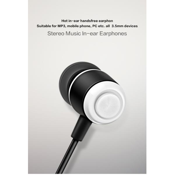 ABS PVC 3.5mm Stereo Sound Headset Microphone Earpieces