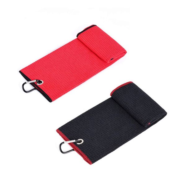 Personalized Outdoor Sport Golf Ball Towels Microfiber Waffle Golf Towel