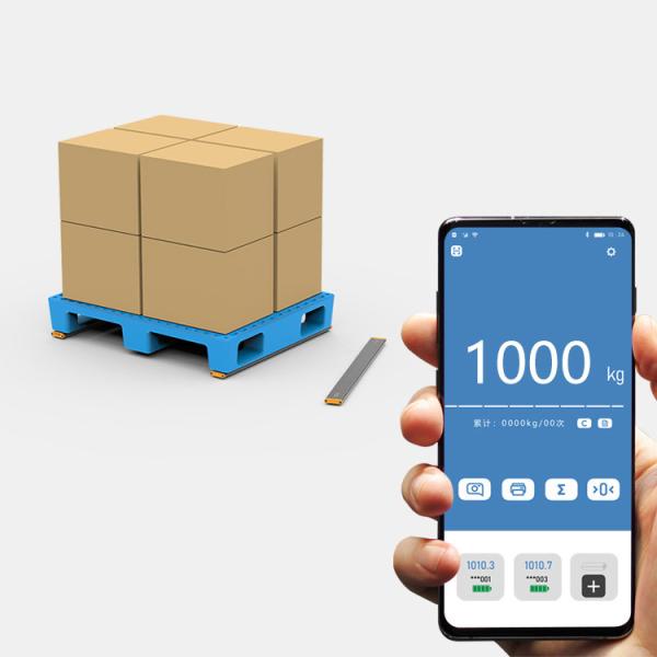 Portable Bluetooth Printer Pallet Beam Scale with 3T Load Capacity for Warehouses & Ports