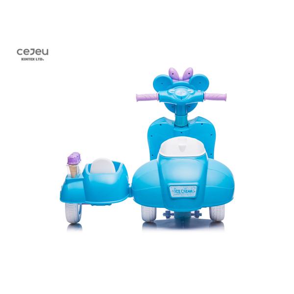 Tricycle Kids Riding Motorcycles 6V Chargeable Battery Front Heart Light