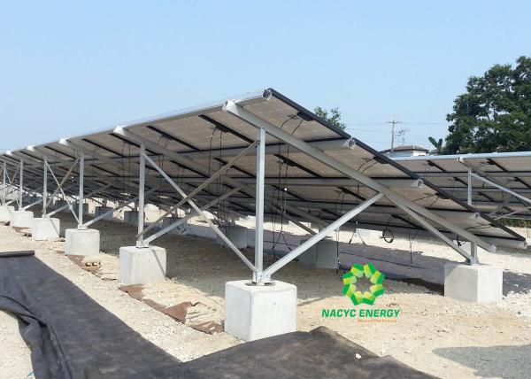 Excellent Endurance Ground Mount Solar Racking Systems Support And Fix Solar Panel