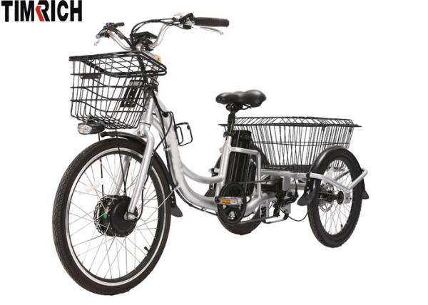 350 Watt Cargo Electric Battery Powered Bike 3 Wheels LCD Display TM-BGL-ET01