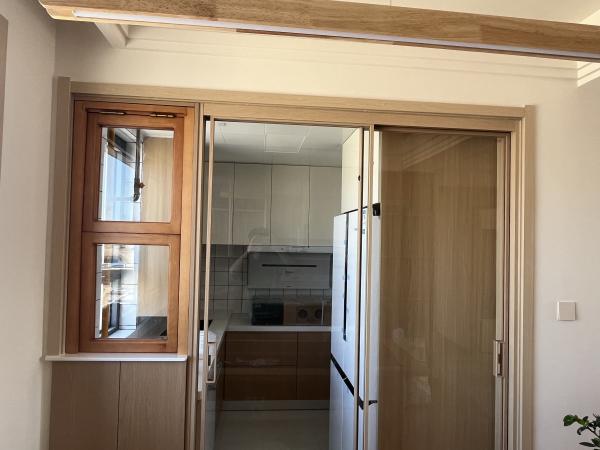 Urban Garden Folding Window Portal Enabling Safe Container Gardening Access in High-Rise Buildings
