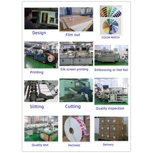 Transparent Label Sticker Printing