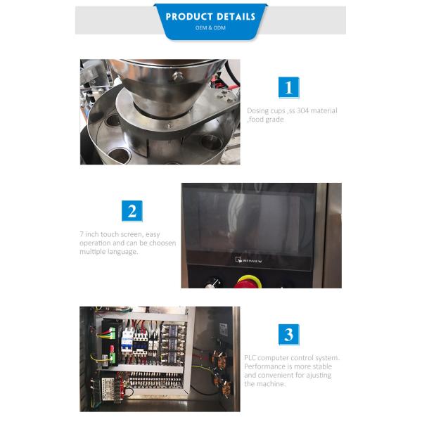 AutomaticTea dry powder flour sugar food coffee bag small Sachet spices particle filling packing Machine