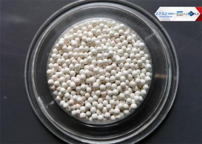 Milky White Zirconium Silicate Beads Durable Surface Media Ores / Minerals Grinding Dispersion