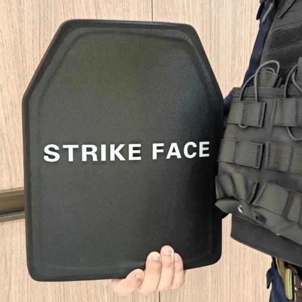 Black LITAI Bulletproof Level 4 Plate Armor Alumina PE 18mm Thick