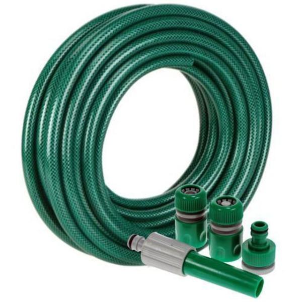 1/2 Flexible Agriculture Irrigation Pipe Coiled Yellow Reinforced PVC Garden Hose