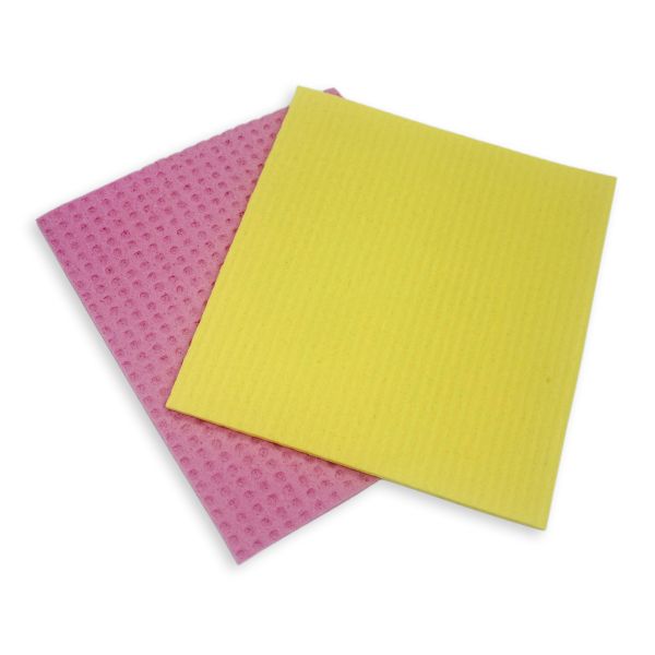 Quick-Dry Biodegradable Odor-Resistant Cellulose Sponge for Kitchen Cleaning