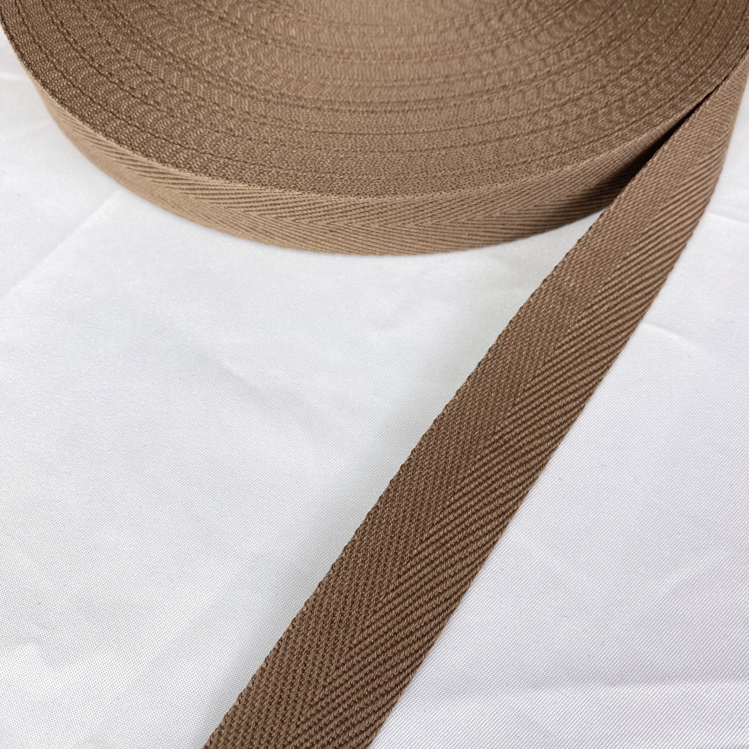 Herringbone polyester-cotton webbing Various colors Backpack strap Belt Handbag strap