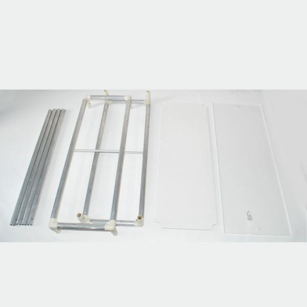 Acrylic Tabletop Fabric Tension Display , Fabric Trade Show Banners With Carrying Bag