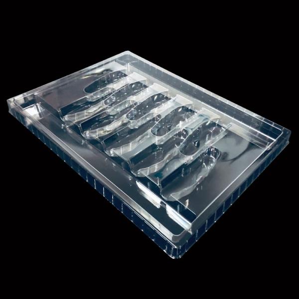 Transparent PET Plastic Packaging Blister Tray for Bearings Hardware Components SH-0026