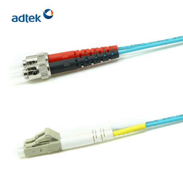 Duplex OM3 Multimode Fiber Patch Cord LC ST Fiber Cable Optical Jumper