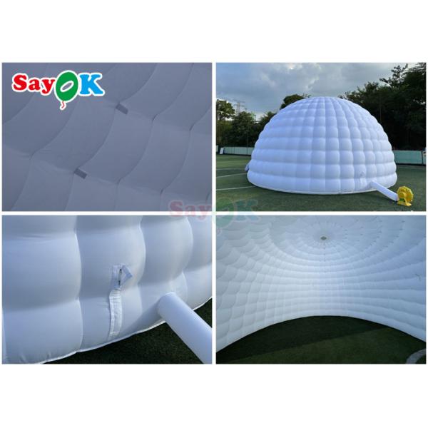 Custom Lighting Inflatable Air Tent Blow Up Igloo Dome Tent For Outdoor