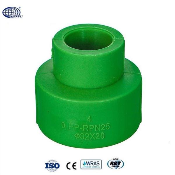 Senpu Custom PPR Pipes Fittings Green Poly PPR Reducing Socket 3 Inch