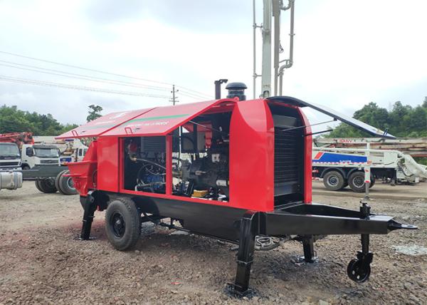 176kw 80m3/H New Concrete Pump , Diesel Concrete Pump For Construction