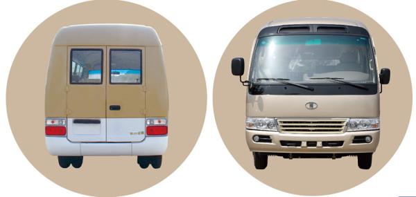 23 Seater Minibus Coaster Type JAC Inner City Bus Front Defrosting System