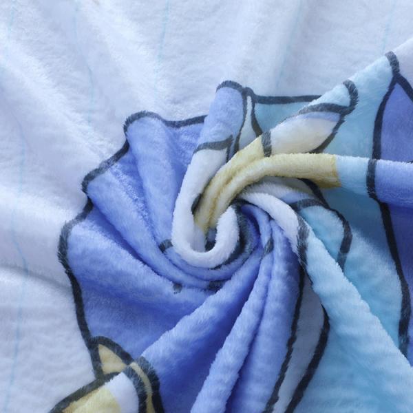 Sublimation Custom Designs Plush New Born Baby Blanket Super Soft