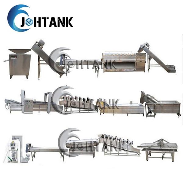 Технологическая линия 2000kg/H картофеля фри естественной закуски замороженная ф