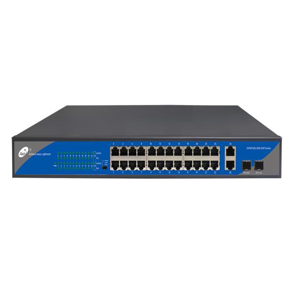 порт 2 гигабит гаван POE переключателя 10/100Mbps 24 автономный комбинированный