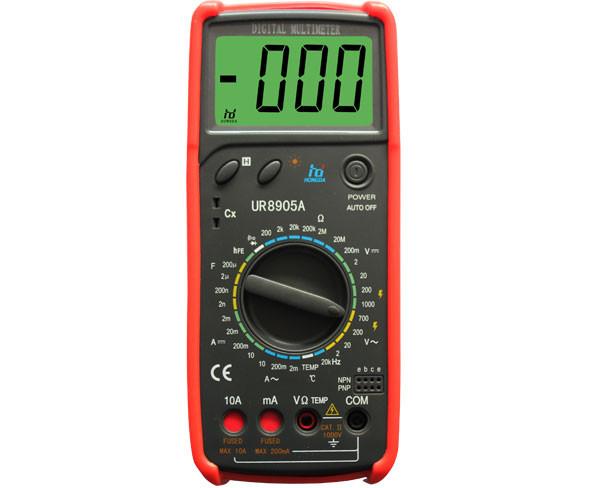 Professional CE DMM Digital Multimeter DC UR8905A 20KHz Frequency