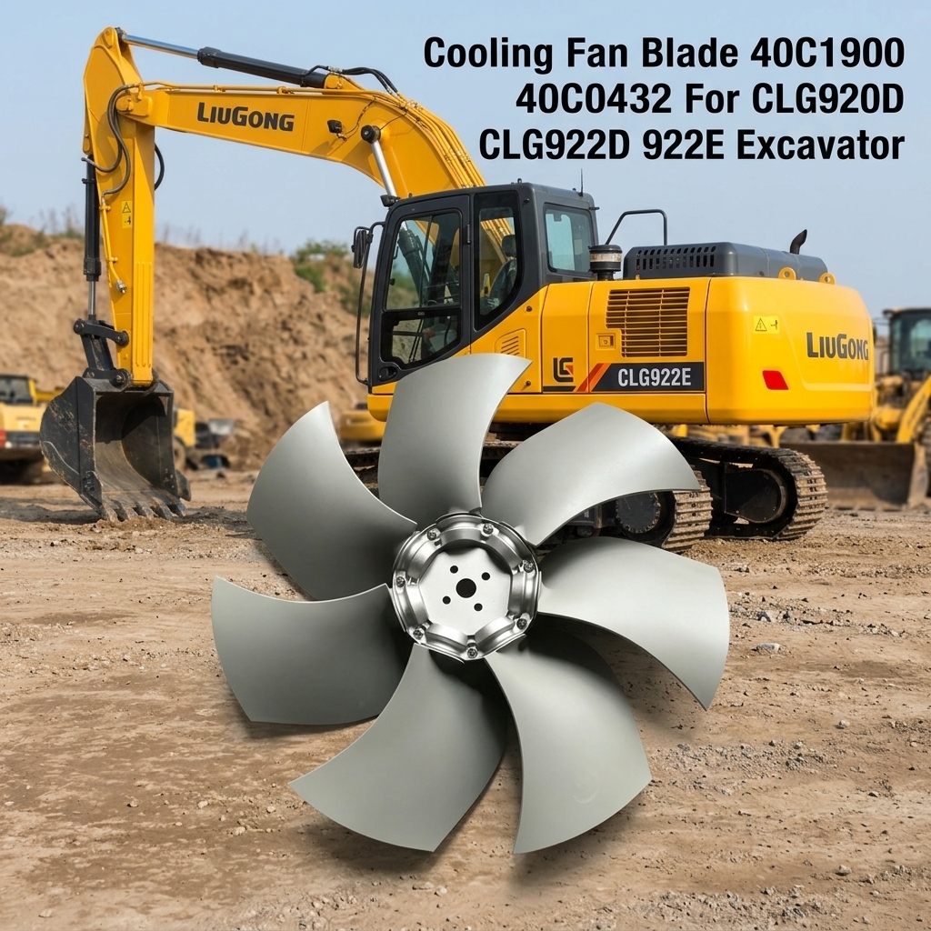 Construction Machinery Cooling Fan Blade 12 Blades OE 46678140 Fit PT220 SD100 SD110 Diesel Engine Replacement Parts