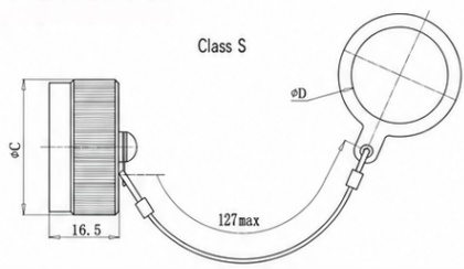D38999/32W11R MIL-DTL-38999 Circular Connector Protective Plug Cover Dust Cap