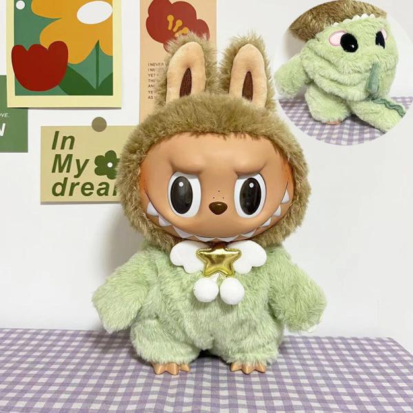 Low MOQ Labubu doll cloth Sweater Toy Cloth Colorful Suit Set Labubu Cartoon Dress