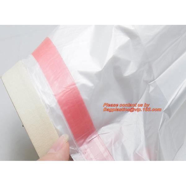 Disposable PE pre-taped self static cling masking film, Cover mask plastic drop film PE protection film with tape, BAGEA
