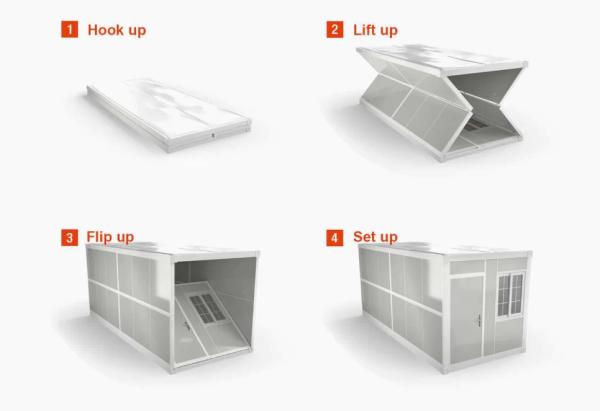 Easy Disassemble Container House Modular Combination Homes