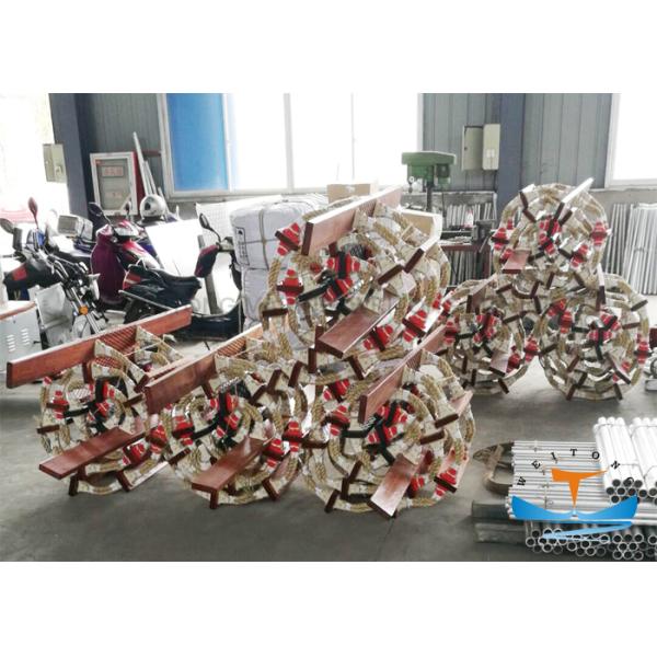 0.95 Weight Liferaft Embarkation Ladder , Ship Rope Ladder For Emergency Case