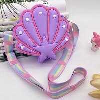 Shell Food Grade Silicone Pencil Box Crossbody Purse Bag HandBag Makeup Bag Storage Container Christmas Birthday Gift