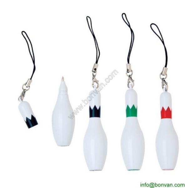 plastic pen, bowling shape promotional gift pen,more styles gift pens