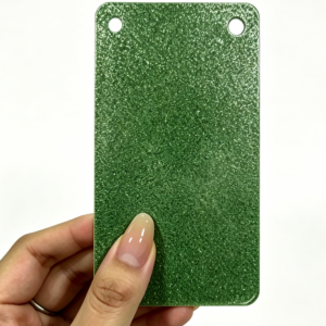 Bright Green Glitter 8mm 1220x1830mm Sheet Acrylic Sheet Panel Board