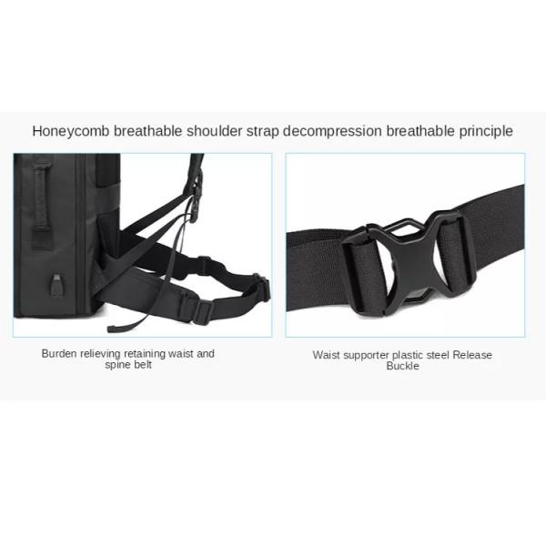 24L Multifunctional Oxford Softback Travel Fashion Backpack Water Resistant